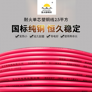 金太陽(yáng)單芯塑銅線